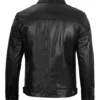 Men's Harrington Black Leather Jacket