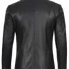 Men's Surrey Black Leather Blazer