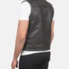 Men's Brown Safari Leather Vest