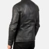 Men's Black Ionic Leather Jacket