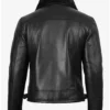 Men's Black B3 Bomber Shearling Leather Jacket