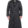 Men's Black Trench Coat