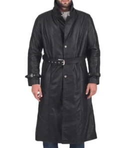 Men's Black Trench Coat