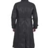 Men's Black Trench Coat