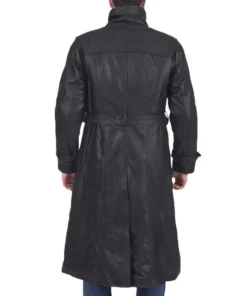 Men's Black Trench Coat