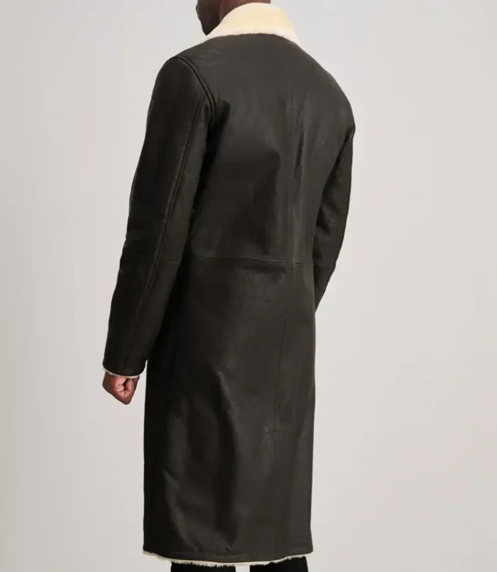 Men's Brown Kolby Shearling Coat
