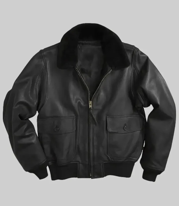 Women's Brown Stella G-1 Leather Bomber Jacket