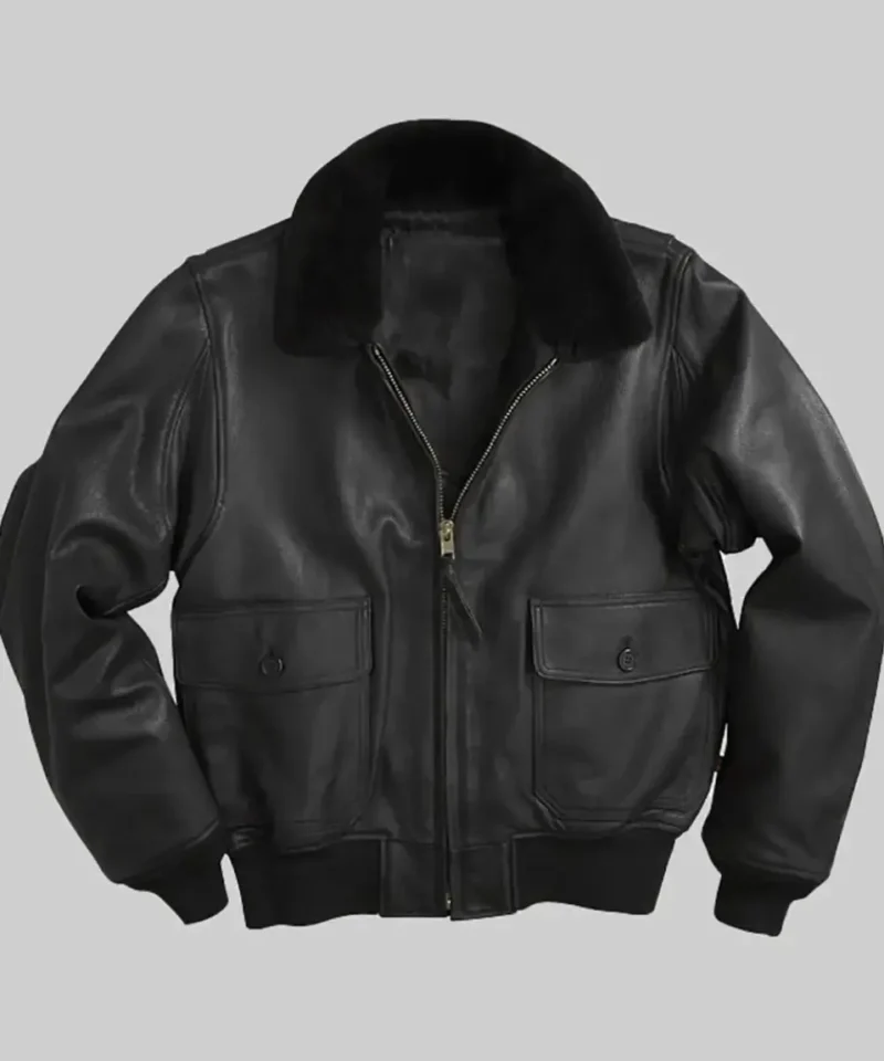 Women's Brown Stella G-1 Leather Bomber Jacket