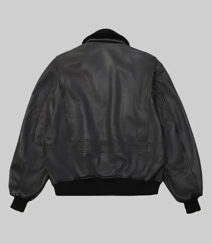Women's Brown Stella G-1 Leather Bomber Jacket