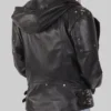 Women's Black Cindy Biker Leather Jacket