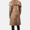Men's Brown Classic Leather Duster