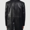 Men's Black Classmith Leather Coat