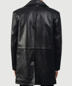 Men's Black Classmith Leather Coat