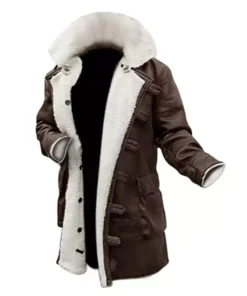 Men's Dark Brown Sherpa Coat Fall & Winter Coat