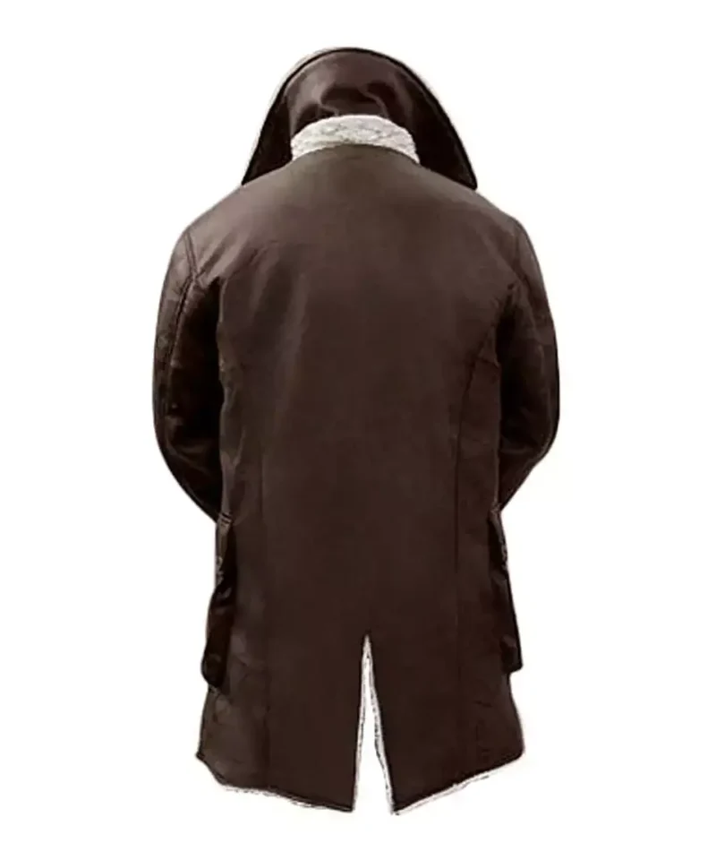 Men's Dark Brown Sherpa Coat Fall & Winter Coat