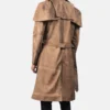 Men's Brown Deux Leather Duster