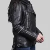Women's Black Freya Biker Leather Jacket