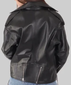 Women's Black Jane Biker Leather Jacket