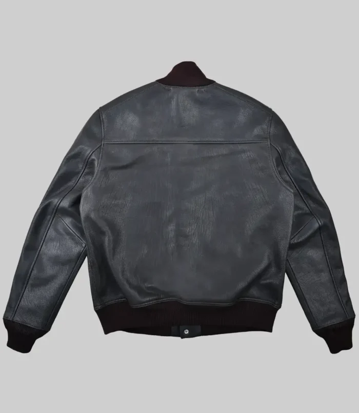 Women’s Black Juniper A-1 Bomber Leather Jacket