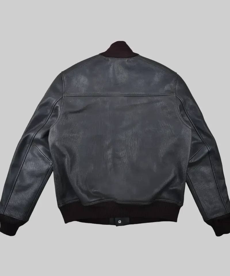 Women’s Black Juniper A-1 Bomber Leather Jacket