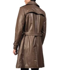 Men's Leather Duster Coat