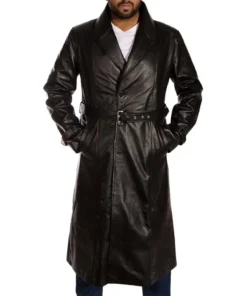 Men's Leather Trench Coat​