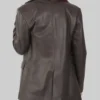 Women's Brown Linda Leather Blazer