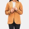Women's Norma Brown Nubuck Blazer