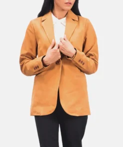 Women's Norma Brown Nubuck Blazer