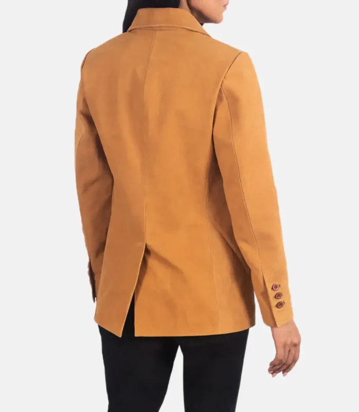 Women's Brown Norma Nubuck Blazer