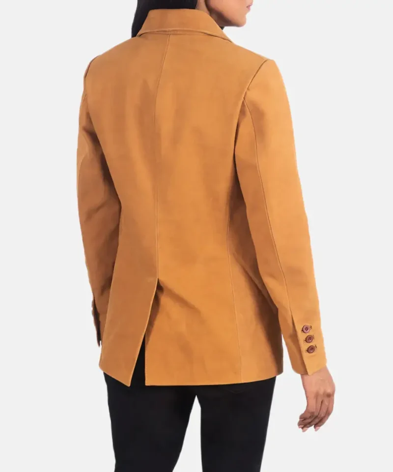 Women's Brown Norma Nubuck Blazer