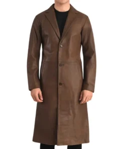 Men's Single Breasted Trench Coat
