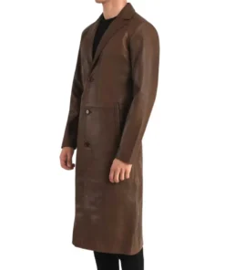 Men's Single Breasted Trench Coat