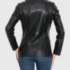 Women's Black Stephnie Leather Blazer