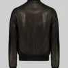 Women’s Black Lindsay A-1 Bomber Leather Jacket