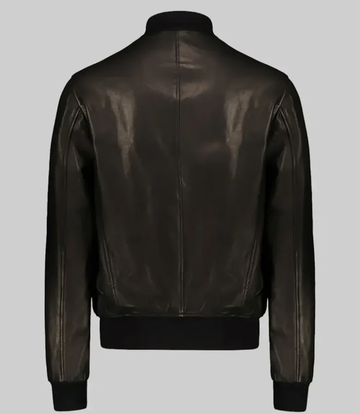 Women’s Black Lindsay A-1 Bomber Leather Jacket
