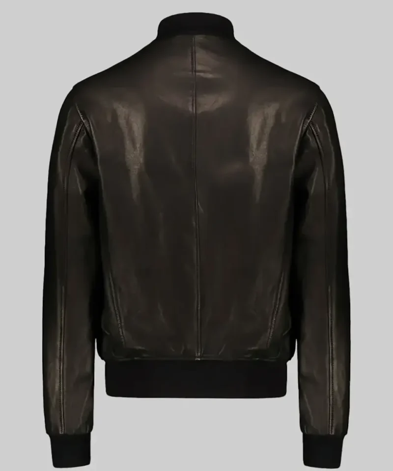 Women’s Black Lindsay A-1 Bomber Leather Jacket