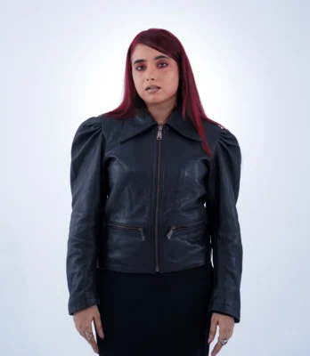 Women’s Vantorque Realm Cafe Racer Cowhide Leather Jacket