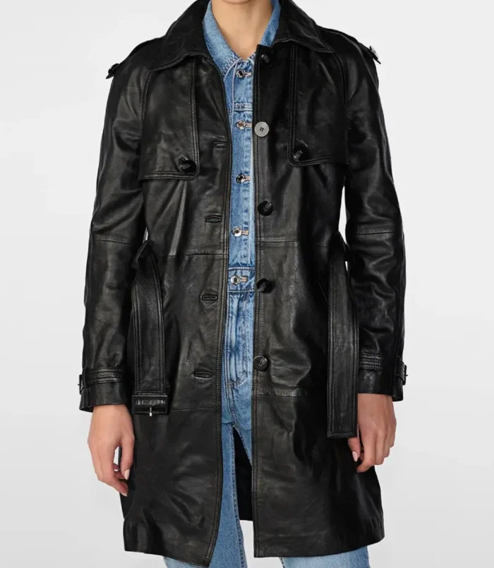 Women's Mary Long Single Breasted Trench