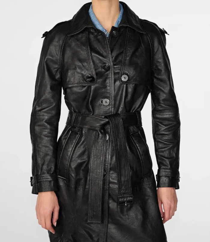 Women's Mary Long Single Breasted Trench